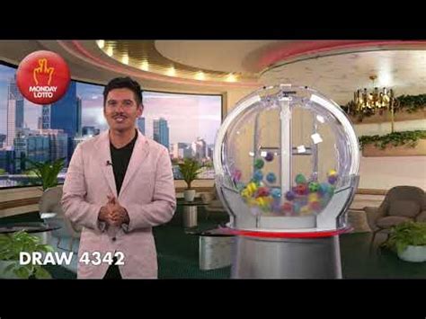Monday Lotto Draw 4342 Results .